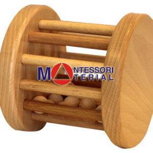 Игрушка для ползания (погремушка деревянная катающаяся)