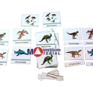 Динозавры (карточки ламинированные)